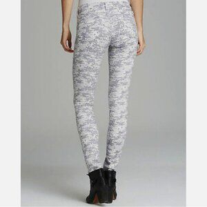 Rag & Bone Skinny Gray Camo Jeans